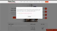 Desktop Screenshot of freecall.com